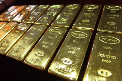Почти все российское золото в прошлом году «уехало жить в Лондон»