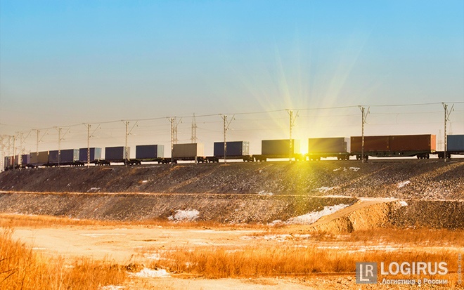 Украинский экспериментальный контейнерный поезд то ли потерян, то ли наказан в Казахстане