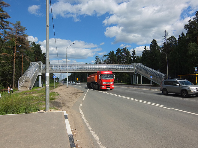Переход через Горьковское шоссе