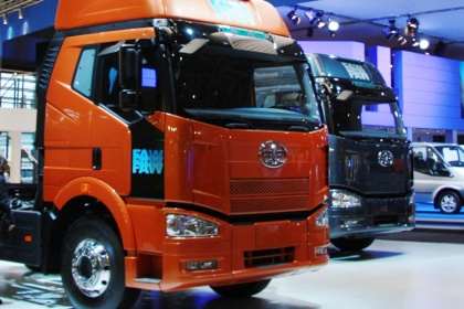 Китайские грузовики FAW повезут грузы предпринимателей Приморья
