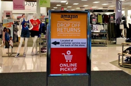 Вернуть онлайн-покупки с Amazon можно в офлайн-магазины
