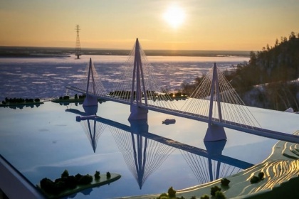 Ленский мост в Якутске начнет обретать реальные черты в следующем году