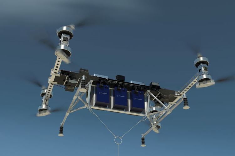 Грузовые дроны Boeing способны поднять в воздух не только посылку, но и бурого медведя
