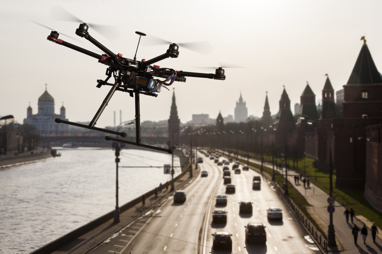 Взлет дронов-посыльных над столицей могут сорвать меры безопасности